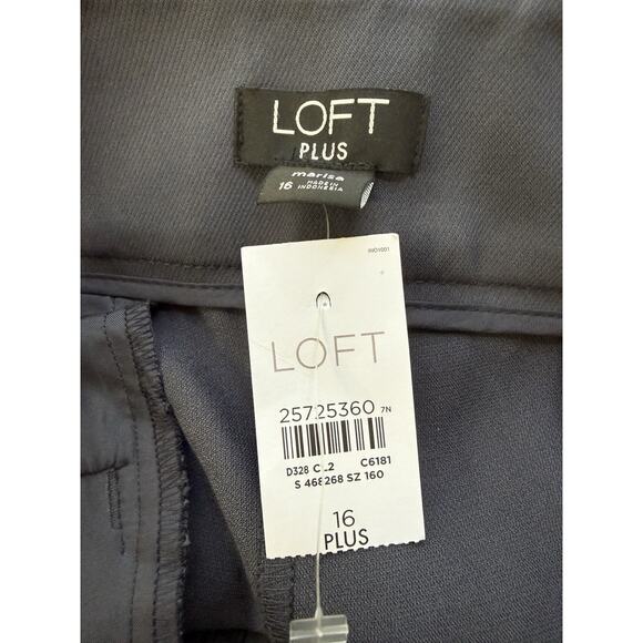 Ann Taylor LOFT Plus Marisa Skinny Pants Womens 16 Ankle Stretch Cotton Blend - Picture 5 of 9